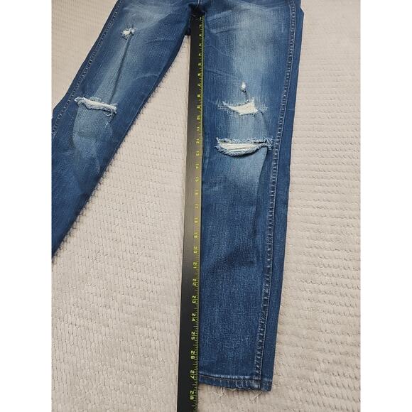 Madewell Jeans Womens 27 High Rise Skinny Skinny Distressed - Picture 2 of 9